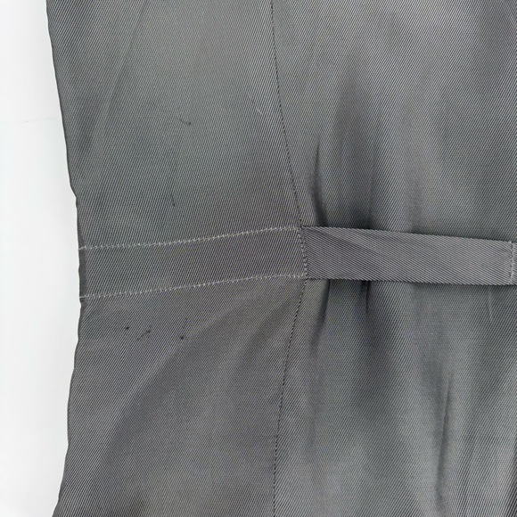 Egara Slim Fit Grey Wool Vest - Picture 7 of 8